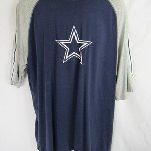 Men's | Official NFL | Reebok | Dallas Cowboys | T-Shirt | Blue & Grey